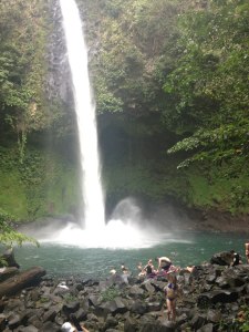 Costa Rica Arenal Volcano and Waterfall