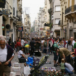 Flea market on Defensa Street - San Telmo, Buenos Aires, Argentina, 16.10.2011